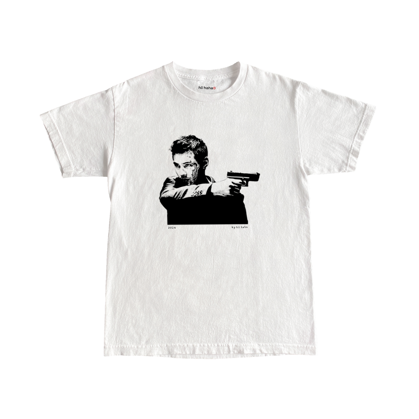 shooter tee (white)