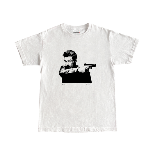 shooter tee (white)