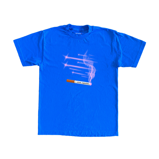 drunk cig tee (royal)